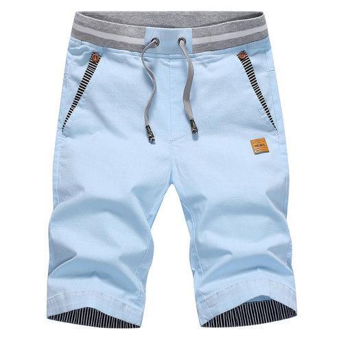 Herren Freizeit-Bermudashorts mit Kordelzug und sportlichem Look