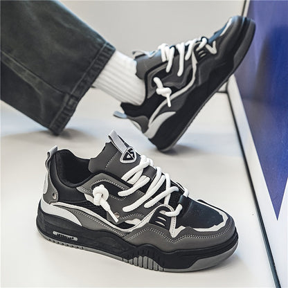 Herren Sneaker Low Cut Freizeit Schuhe mit sportlichem Design für Alltag und Sport