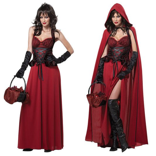 Halloween Damen Kostüm Rotkäppchen – Märchenhafte Verkleidung für Halloween-Partys