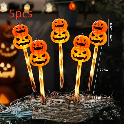 Halloween Deko – LED Geister Gartenlichter für Halloweenpartys und Außenbereich