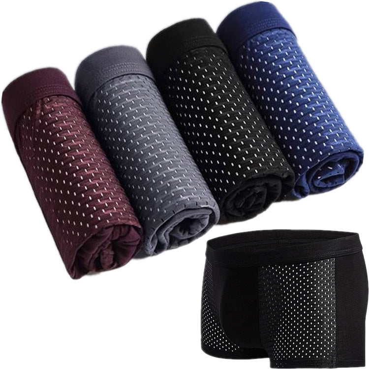 Derek – Herren Mesh-Boxershorts aus Eisseide
