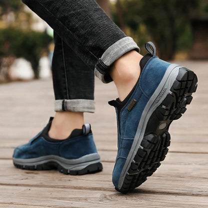 Herren Orthopädische Outdoor Wanderschuhe – Bequeme Slip-On Schuhe für Alltag und Freizeit