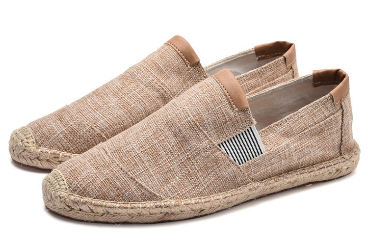 John – Handgemachte Leinenschuhe aus Stroh