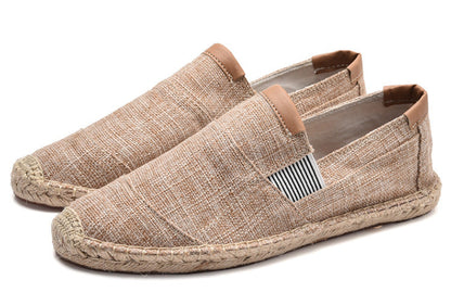 John – Handgemachte Leinenschuhe aus Stroh
