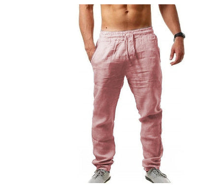 Jeffrey – Atmungsaktive Herren Leinen Freizeithose