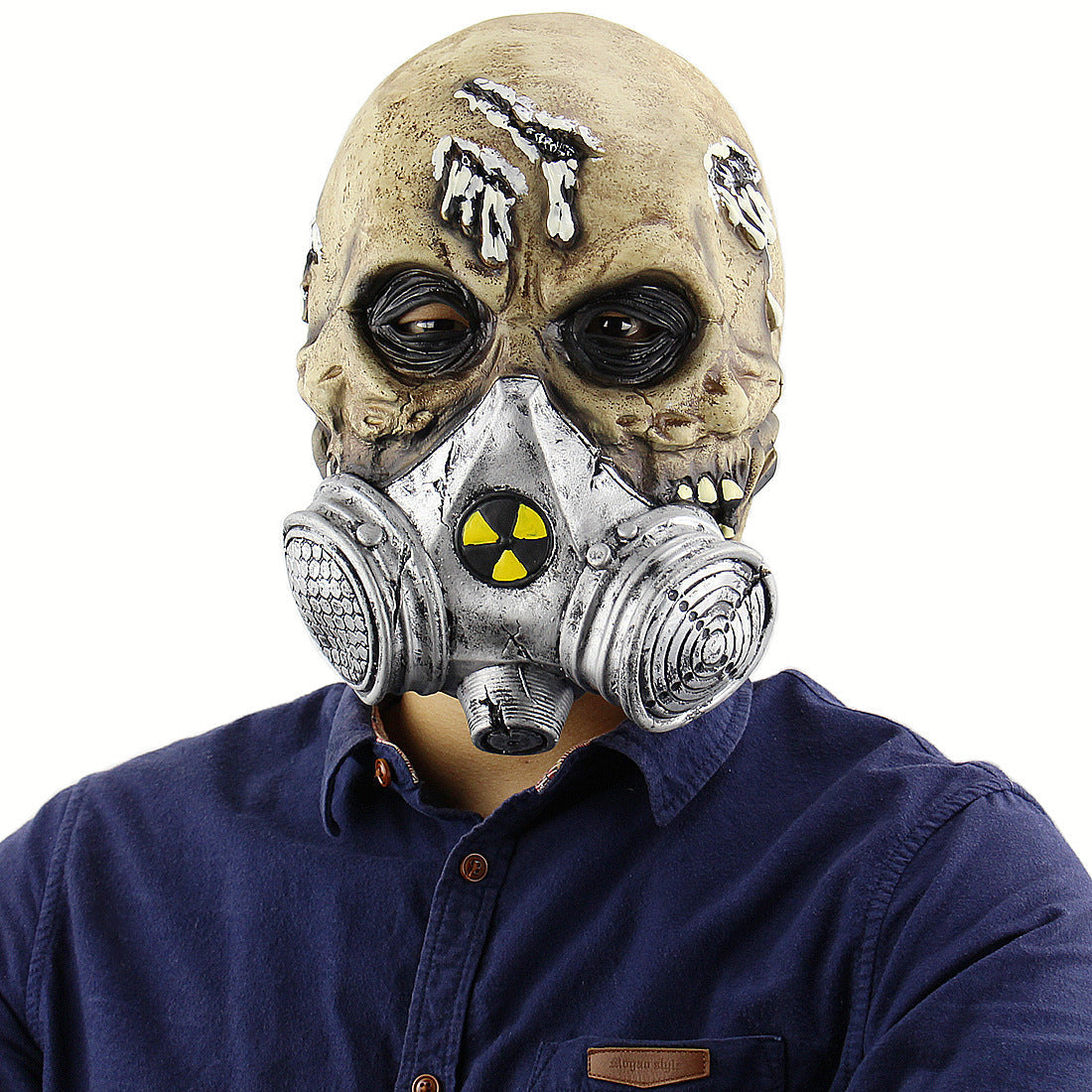 Halloween Maske für Erwachsene – Gruselige Vampir-Dämonenmaske für Kostümpartys & Deko