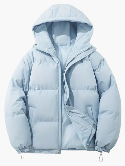 Herren Winter Steppjacke mit Kapuze – Klassischer Stil für kalte Tage