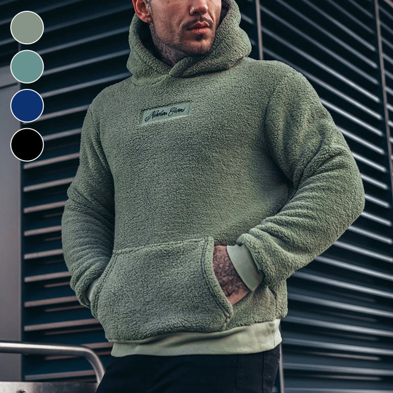 Herren Kuscheliger Kapuzenpullover – Komfortabler Plüsch Hoodie für Freizeit und Alltag