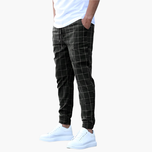 Herren Jogginghose Kariert – Modischer Streetwear Style für Alltag & Freizeit