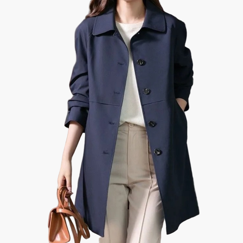 Damen Trenchcoat Kurz – Eleganter Klassik-Mantel für Büro und Freizeit