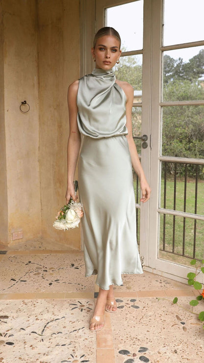 Gabrielle – Ärmelloses Halterneck-Kleid für Damen