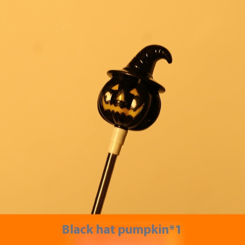 Halloween Leuchtender Handkurbel-Zauberstab für Kinder – Party- und Kostüm-Accessoire