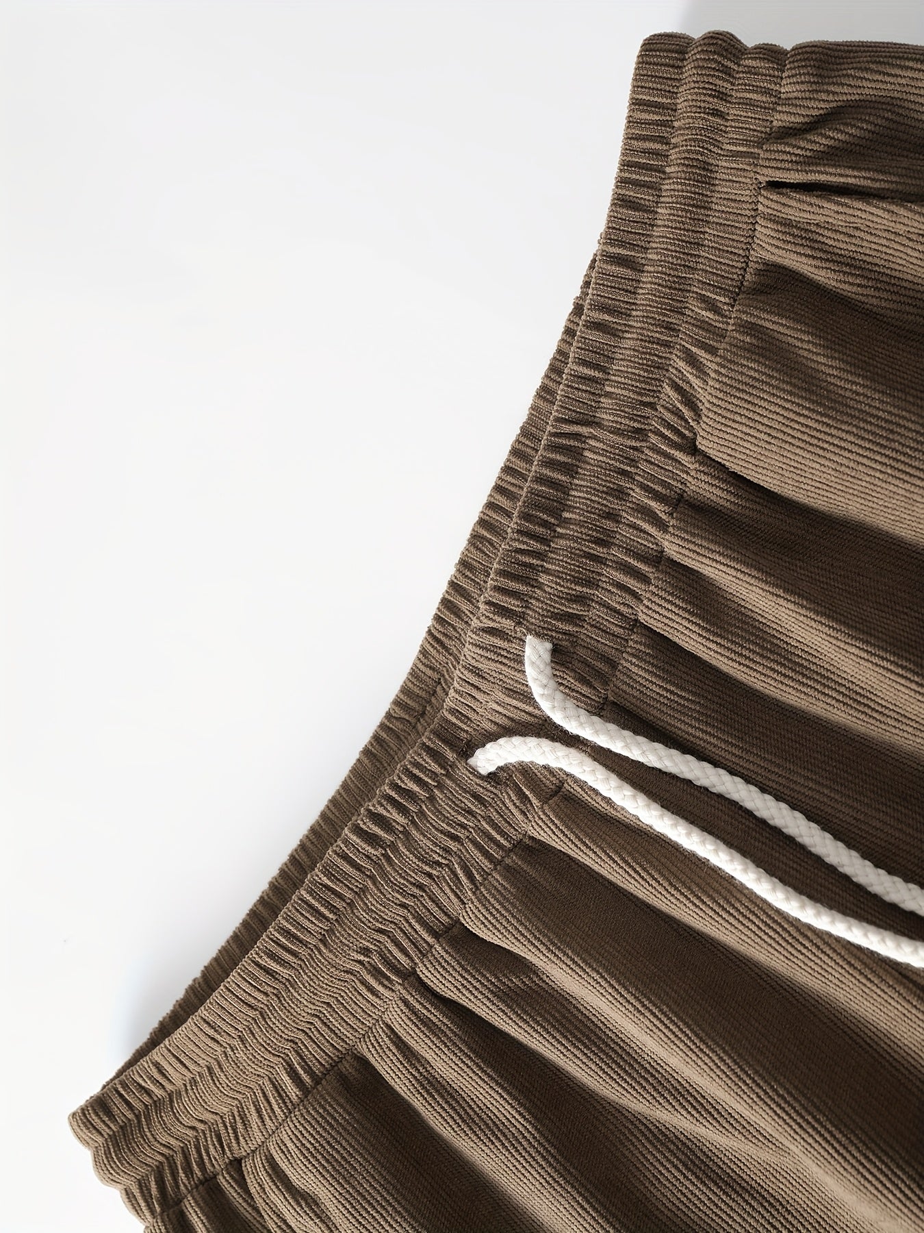 Herren Cord Freizeitanzug Zweiteiler – Lässiges Set mit Jacke und Cargohose, Streetwear Stil