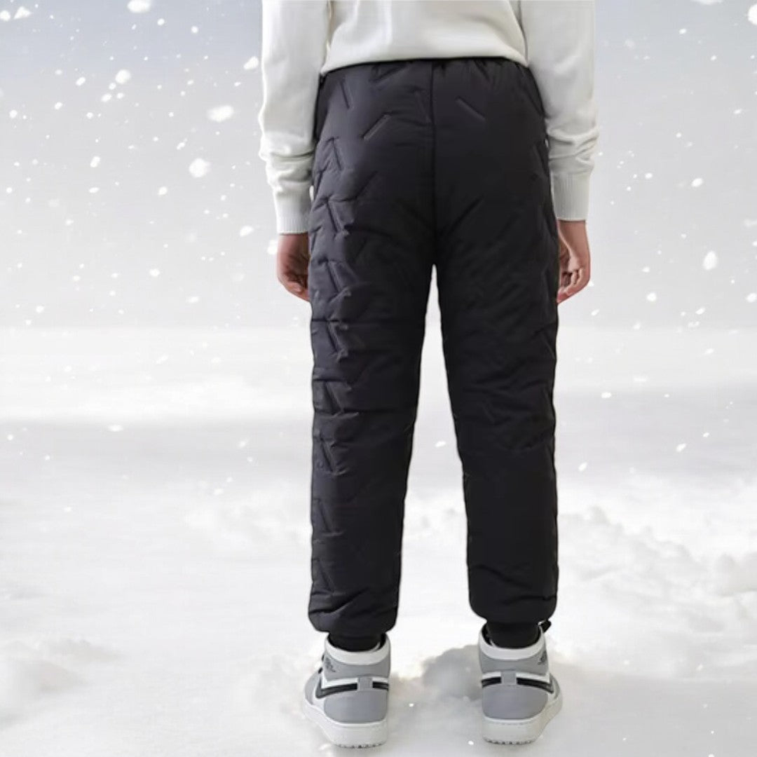 Kinder Winter Outdoorhose mit Fleecefutter – Wasserdicht & Winddicht, Ideal für Schnee & Sport