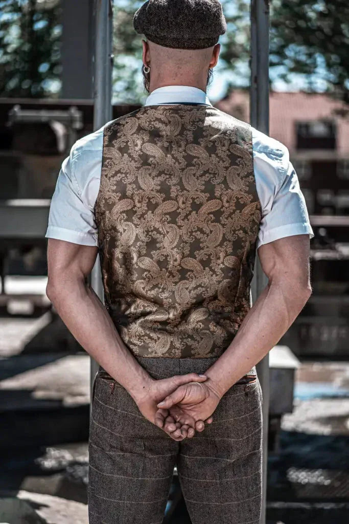 Herren Dreiteiliger Anzug Double Breasted – Klassischer Britischer Stil für Business & Events