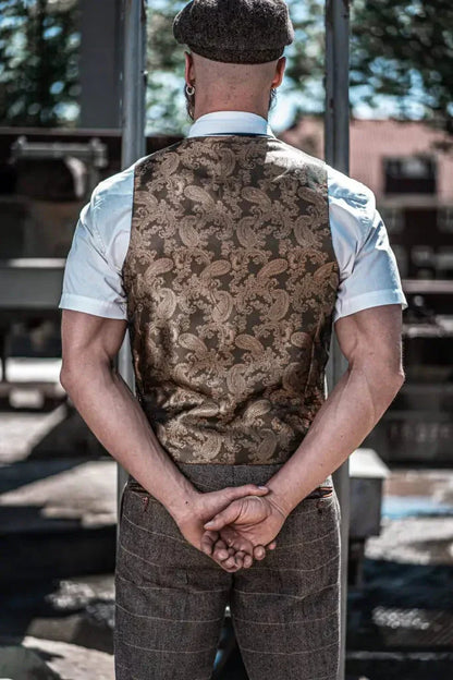 Herren Dreiteiliger Anzug Double Breasted – Klassischer Britischer Stil für Business & Events