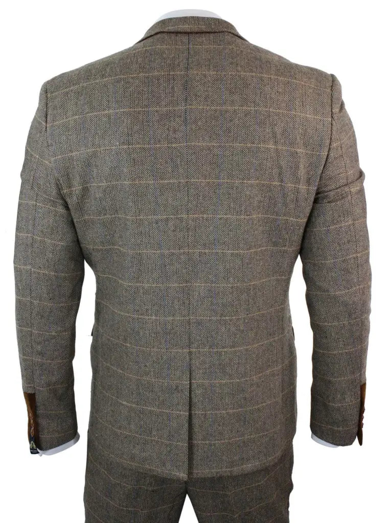 Herren Dreiteiliger Anzug Double Breasted – Klassischer Britischer Stil für Business & Events