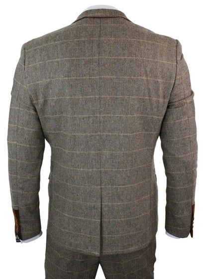 Herren Dreiteiliger Anzug Double Breasted – Klassischer Britischer Stil für Business & Events