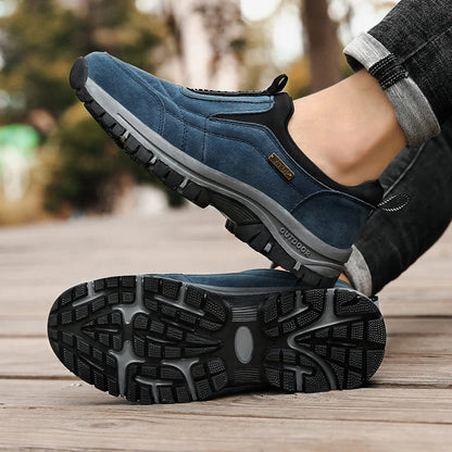 Herren Orthopädische Outdoor Wanderschuhe – Bequeme Slip-On Schuhe für Alltag und Freizeit