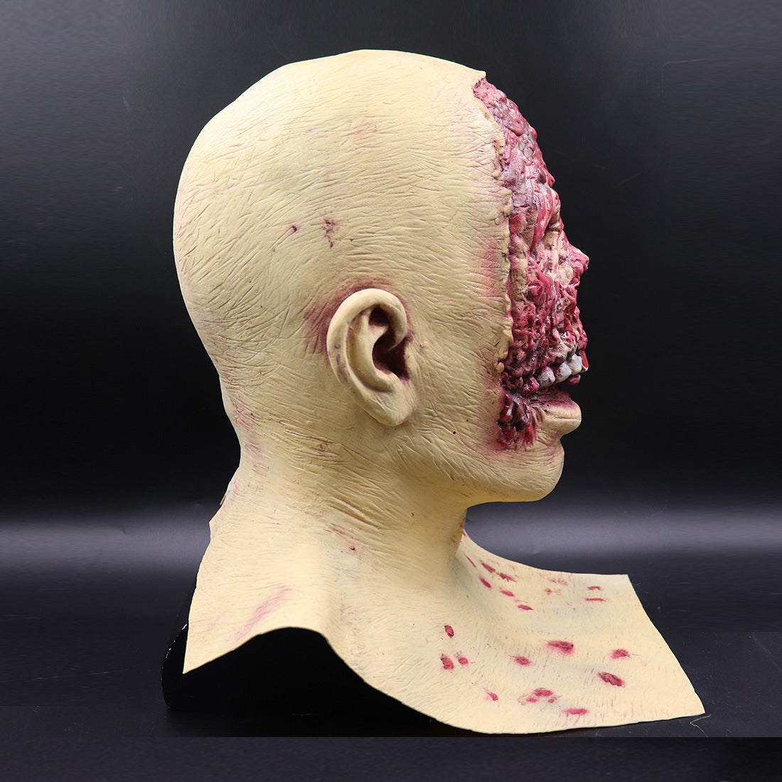 Halloween Latexmaske für Erwachsene – Gruselige Zombie Horror Vollkopfmaske