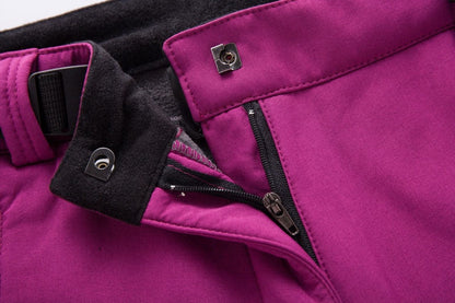 Damen Outdoor Wanderhose Softshell Wasserdicht Trekkinghose für Abenteuer und Alltag