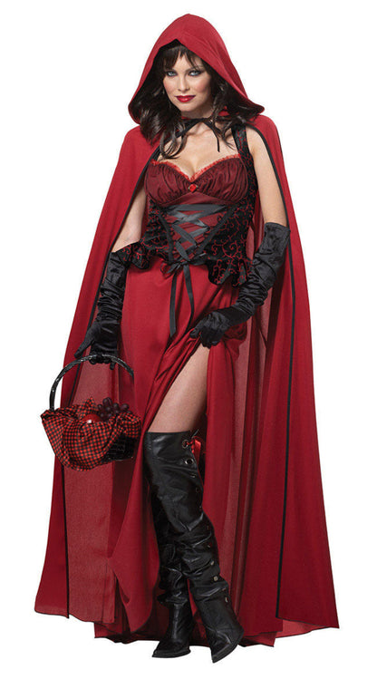 Halloween Damen Kostüm Rotkäppchen – Märchenhafte Verkleidung für Halloween-Partys