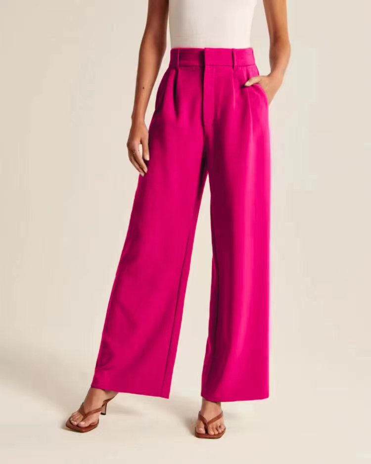 Holly – Hochtaillierte Weite Hosen Mit Gürtel