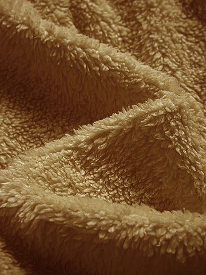 Herren Fleece Zwei­tei­li­ges Set Kapuzen­pullover & Jogginghose – Lässiger Winter Freizeitanzug