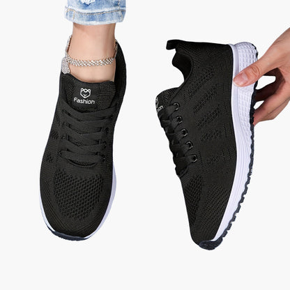 Damen Sportschuhe für Fitness und Alltag – Bequeme Sneaker mit atmungsaktivem Mesh und Schnürung