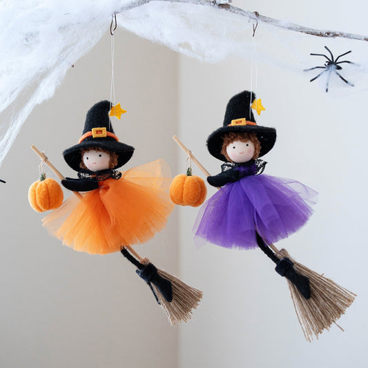 Halloween Hängedekoration Hexenpuppen – Perfekt für Halloween-Deko & Party