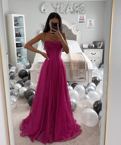 Elegantes Damen-Abendkleid mit Glitzereffekt für Ball & Gala