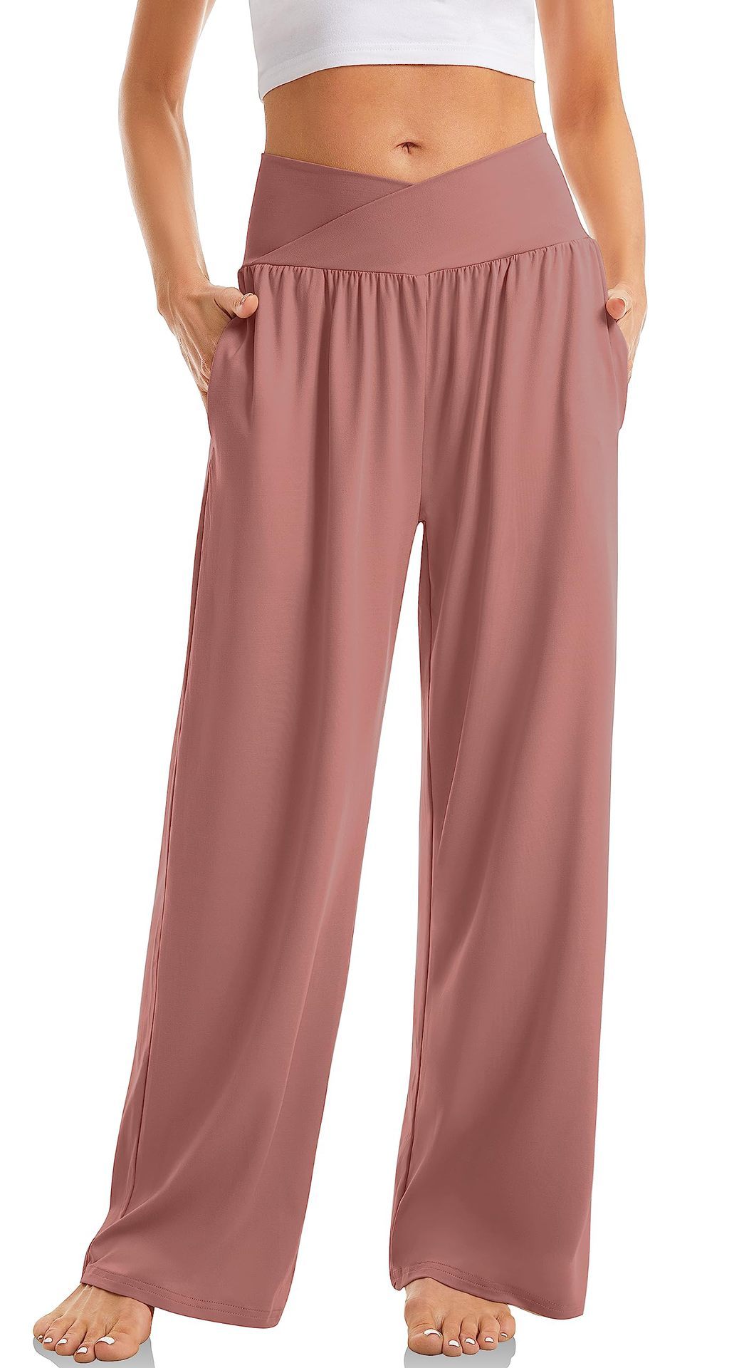 Jane – Damen Cross Waist Yoga-Hose Sporthose