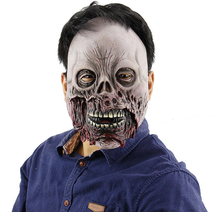 Halloween Maske für Erwachsene – Gruselige Vampir-Dämonenmaske für Kostümpartys & Deko