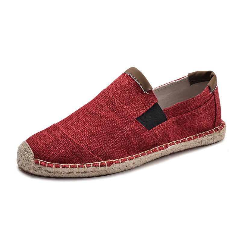 John – Handgemachte Leinenschuhe aus Stroh