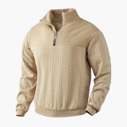 Herren Strickpullover Half-Zip Modern Style – Eleganter Freizeit- & Business-Look