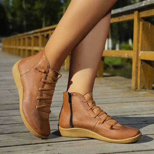 Damen Komfort-Stiefeletten für Alltag und Freizeit – Modische Herbst/Winter Boots