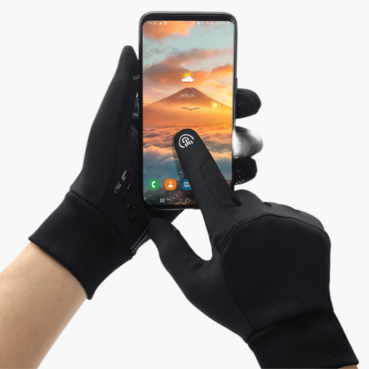 Herren Touchscreen Winterhandschuhe – Winddicht, Wasserabweisend & Fleece-Innenfutter – Perfekt für Outdoor, Sport & Alltag