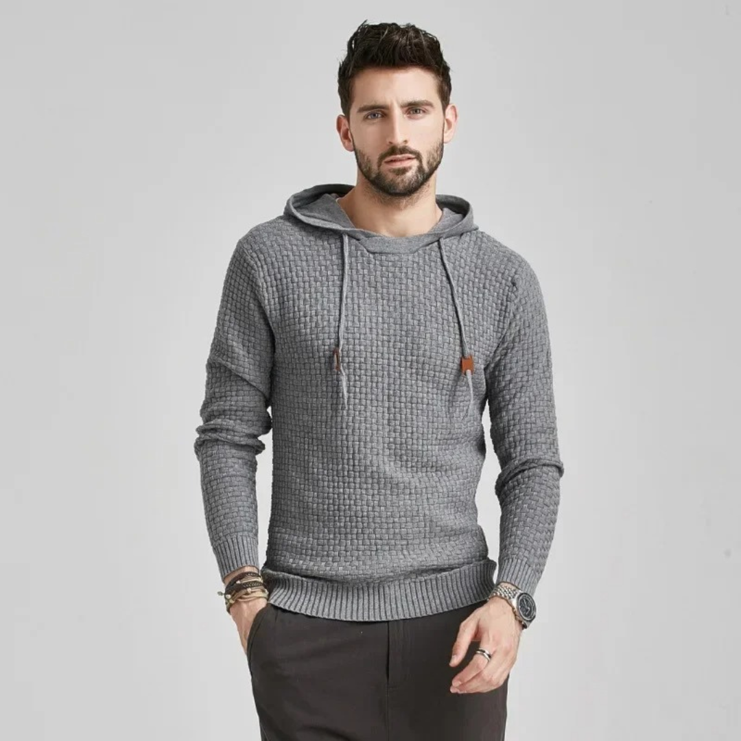 Herren Hoodie Kariert – Moderner Freizeit-Kapuzenpullover für Alltag & Streetwear