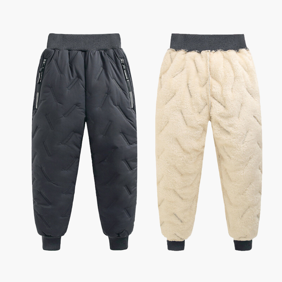 Kinder Winter Outdoorhose mit Fleecefutter – Wasserdicht & Winddicht, Ideal für Schnee & Sport