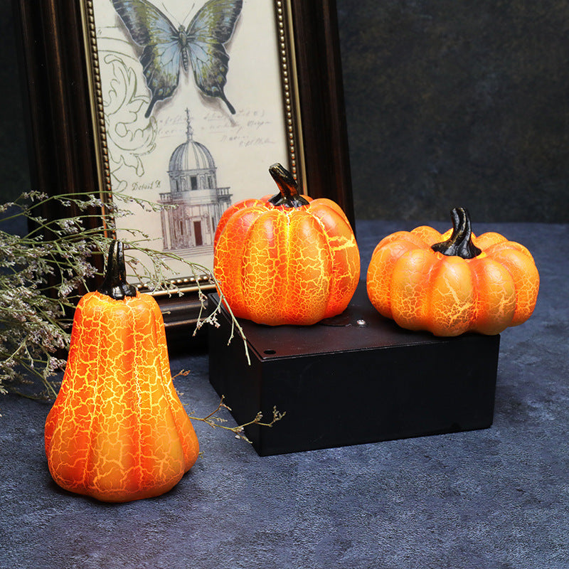 Halloween LED Kürbis Deko – Leuchtende Kürbis-Lampen für gruselige Halloween-Atmosphäre & Party