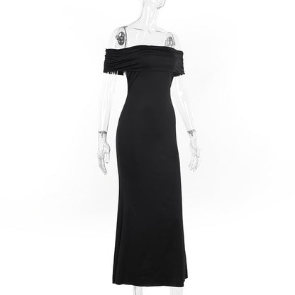 Melissa – Elegantes Rückenfreies Off-Shoulder-Kleid