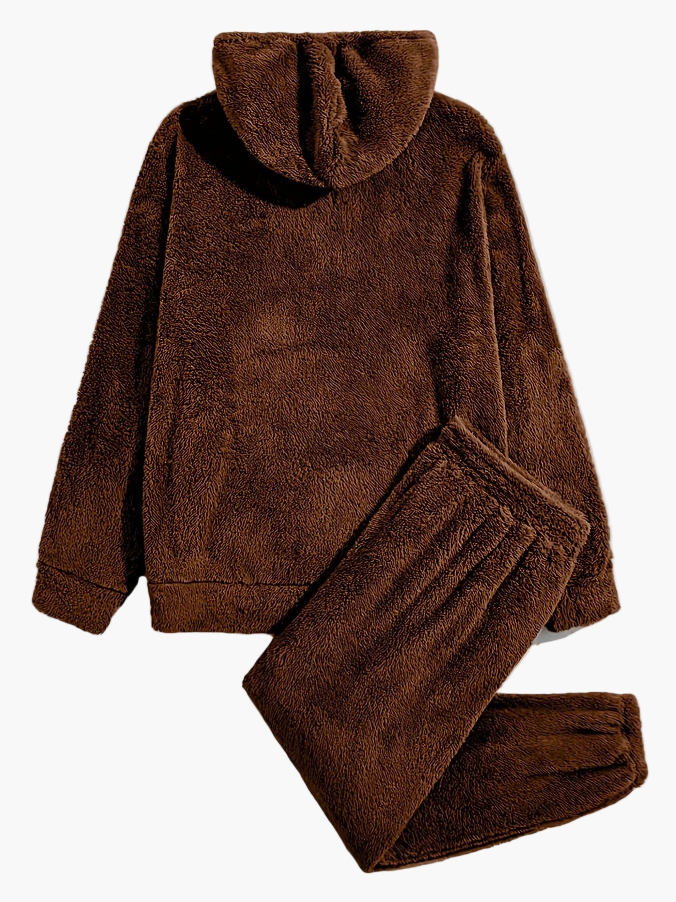 Herren Fleece Hausanzug Set Kapuzenpullover & Jogginghose – Kuscheliger Freizeit-Look für Herbst und Winter