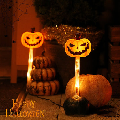 Halloween Deko – LED Geister Gartenlichter für Halloweenpartys und Außenbereich