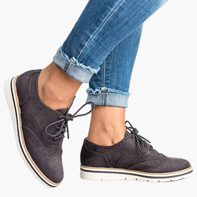 Damen Derby Brogues – Elegante Schnürschuhe für Alltag und Büro
