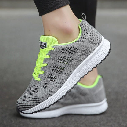 Damen Sneaker Sportliche Laufschuhe für Alltag und Fitness