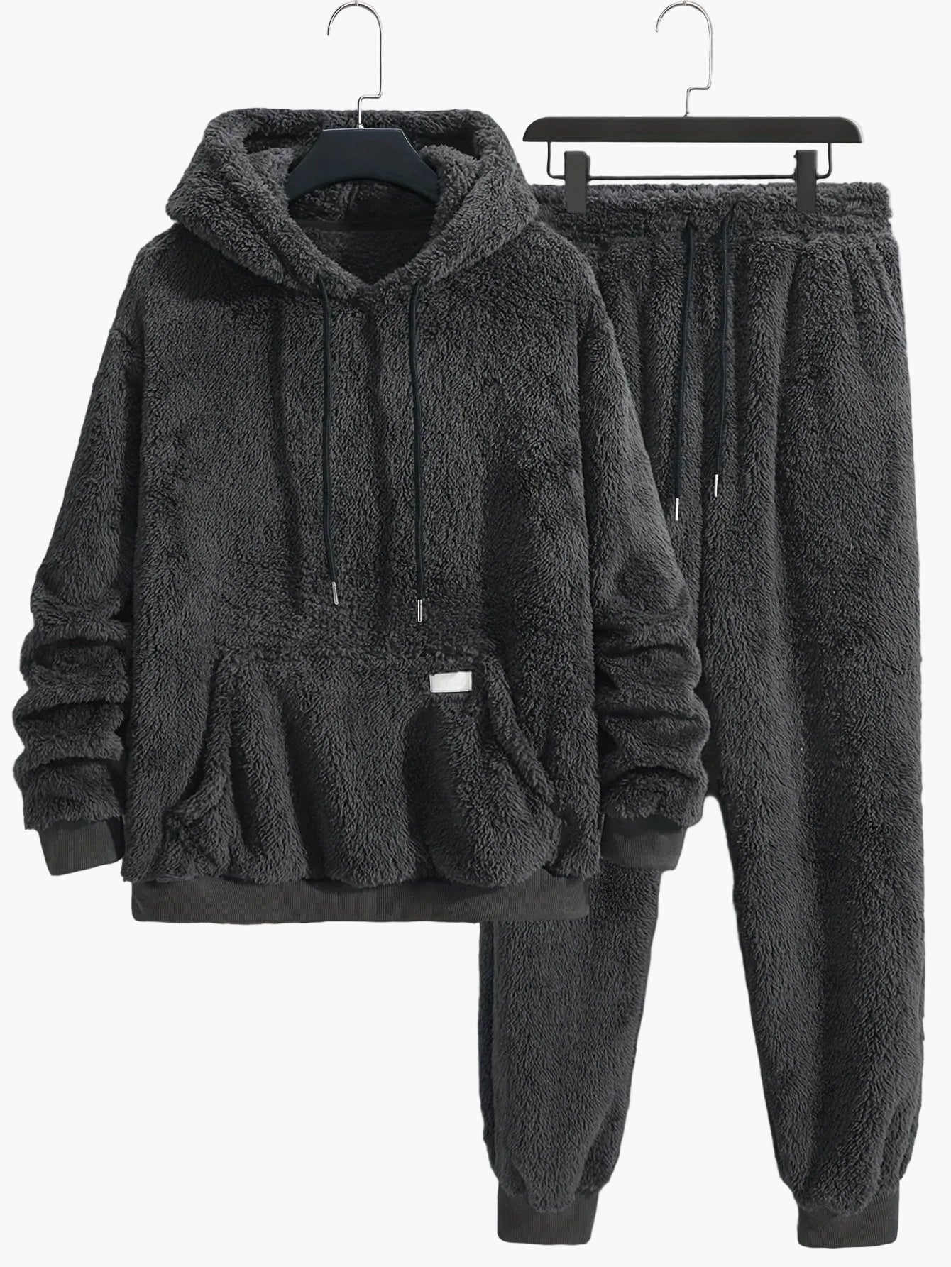 Herren Fleece Hausanzug Set Kapuzenpullover & Jogginghose – Kuscheliges Freizeit-Outfit für Herbst und Winter