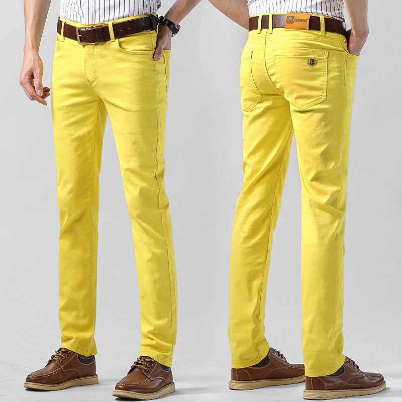 Allan – Stretch Herren Freizeit Hose mit farbenfrohem Design
