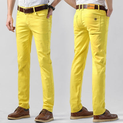 Allan – Stretch Herren Freizeit Hose mit farbenfrohem Design