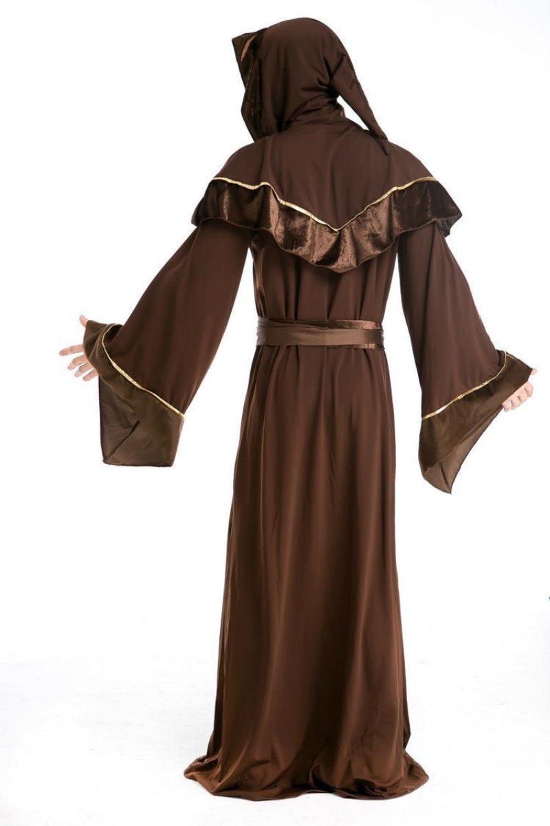 Halloween Herren Mönch Kostüm – Mystische Robe für Halloween-Partys & Gruselige Verkleidung