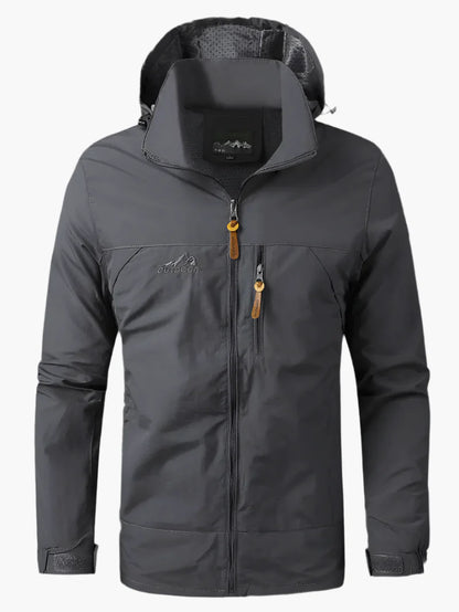 Herren Outdoor-Kapuzenjacke – Sportliche Übergangsjacke mit Brusttasche